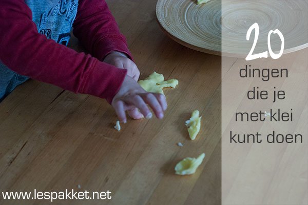 zelf klei maken: 20 handelingen die je met klei kunt uitvoeren